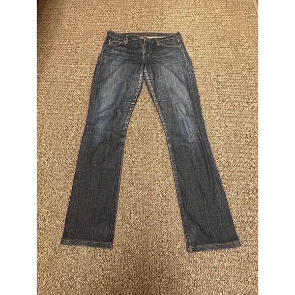 Citizens of Humanity Elson Medium Rise Straight Leg Womens Blue Jeans‎ Sz 28 - Picture 1 of 11